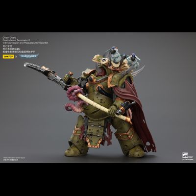 Терминатор Савана Смерти (Warhammer 40K) - КОЛЛЕКЦИОННАЯ ФИГУРКА 1/18 Death Guard Deathshroud Terminator 2 (JT02595) - JOYTOY