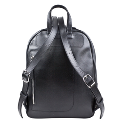 Женский кожаный рюкзак Anzolla black (арт. 3040-01)