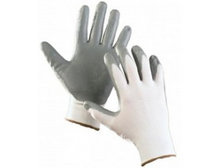 Перчатки нейлоновые  с нитриловым покрытием Люкс