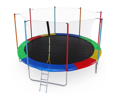 Батут DFC FEMMTO 14FT разноцветный (2 короба)