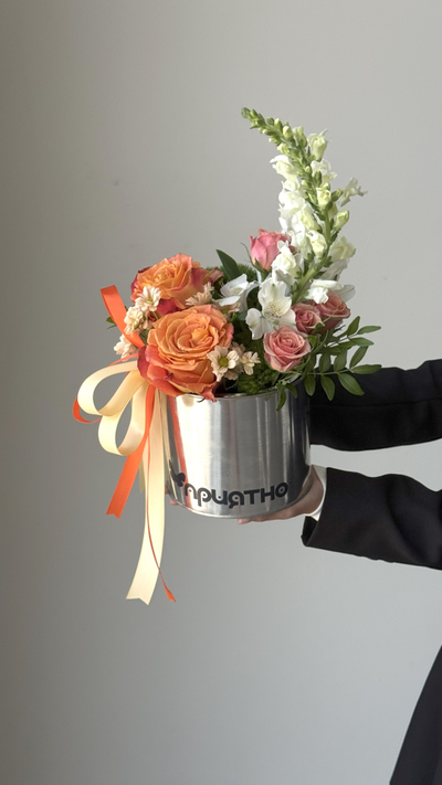 Цветочная композиция учителю / воспитателю № 806