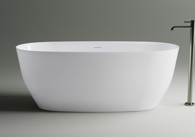 Astra-Form ванна Атрия Solid Surface 180/80 см с интегрированным переливом, белая матовая