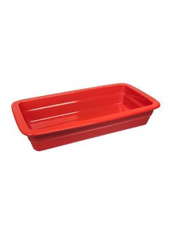 Гастроёмкость керамическая 1/3-60, 328х175х60 мм, цвет красный
