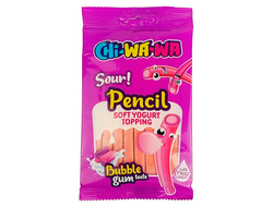 CHI-WA-WA TRAY "КАРАНДАШ" БАБЛ-ГАМ КИСЛЫЙ (80гр)