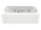 Акриловая гидромассажная ванна BAS Стайл 160х70