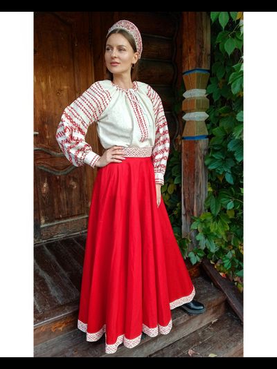 Тканая блузка "Сказка"