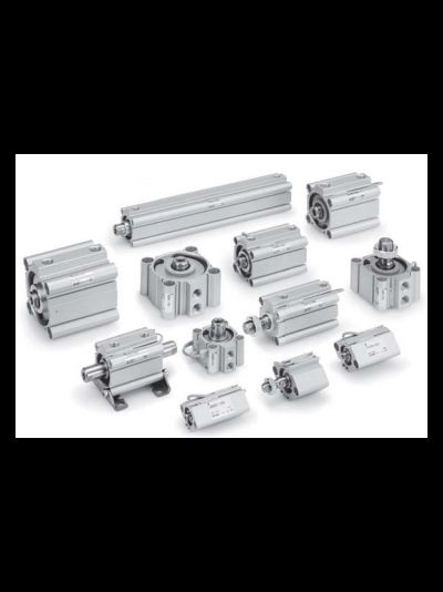 Компактный цилиндр стандартный, диаметры от 12 до 200 мм CQ2