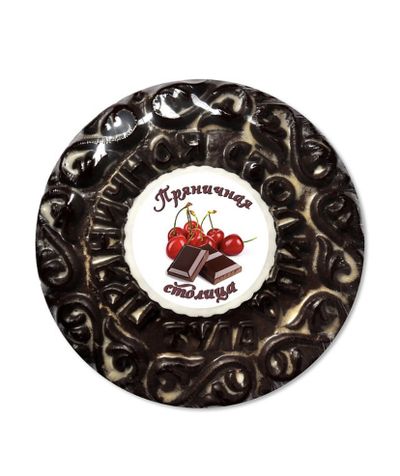 Пряник заварной глазированный &quot;Шоколадный с вишневой начинкой&quot; 700 гр.