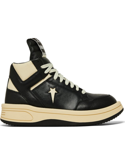 Кроссовки Converse x Rick Owens Turbodrk Mid Black Cloud Cream