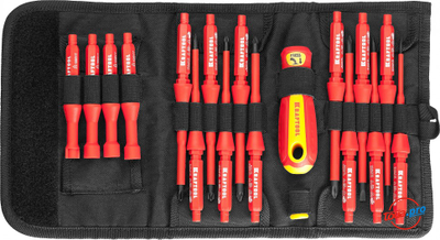 Набор диэлектрических отверток с переставными стержнями Kraftool PROFI X-Drive 220092-H18