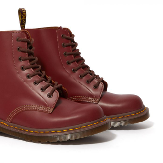 Ботинки Dr.Martens 1460 Vintage Hf Made In England бордовые