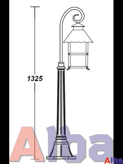 Caior 2 81407/18 Парковый светильник, высота 132,5см