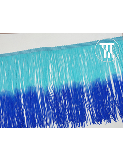 Бахрома градиент, цв. Бирюза + Синий