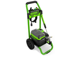 Мойка высокого давления аккумуляторная 60V, 250 бар, бесщеточная, с портом на 2 АКБ