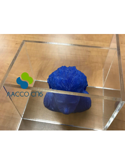 Оргстекло прозрачное угол 15 х 15 х 10 см толщина 5 мм