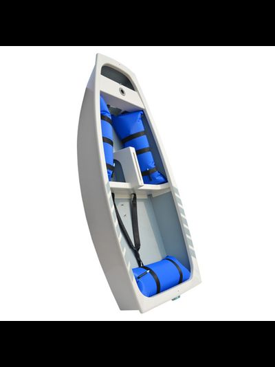 Корпус швертбота OnePlus Boat Optimist Racer OPBS101 из стеклопластика белый