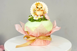 Классический пасхальный кулич "С цыпленком"
