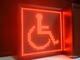 Световой маяк "знак инвалид"