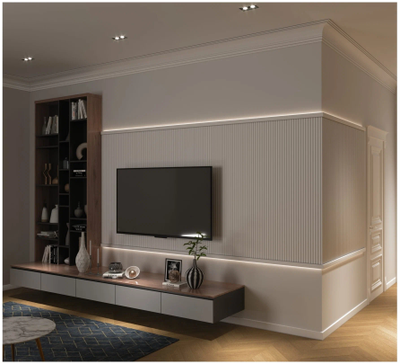 Напольный плинтус Decor-Dizayn 701-115, влагостойкий, ударопрочный, 2,4 метра