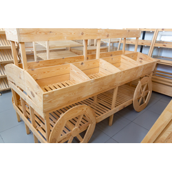 (НАТ-19) Островное оборудование "NATURE" Стеллаж тележка