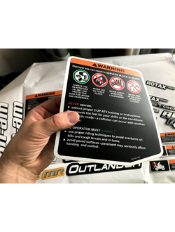 BRP can-am 1000  G2 XT outlander  наклейки екатеринбург