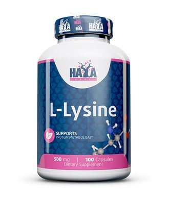 L-Lysine 500mg. / 100 Vcaps.