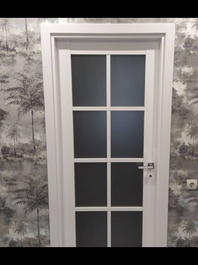 ЛАЙНДОР. ЛОНДОН 1. АЛЯСКА (БЕЛЫЙ МАТОВЫЙ), ПОЛОТНО ОСТЕКЛЕННОЕ