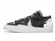Nike Blazer Low Black Sacai x (Черные) Арт2 сбоку