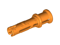 Technic, Pin 3L with Friction Ridges and Stop Bush, Orange (32054 / 4140428 / 4229603 / 6143033 / 6347790)