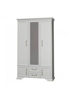 Шкаф распашной Грация ШР-3 с  зеркалами  (Браво мебель)
