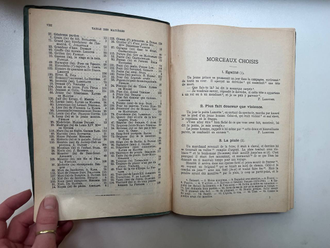 Morceaux Choisis tires des Meilleurs Auteurs Francais. Feuillye, Martin