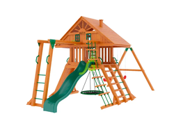 Деревянная детская площадка для дачи "Крепость Фани с рукоходом" (Домик) купить в Воронеже