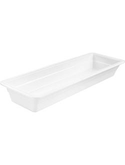 Гастроёмкость фарфоровая 2/4-65, цвет белый