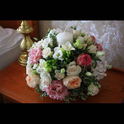 Оформление номера цветами в гостинице № 1491