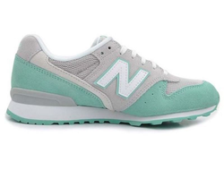 New Balance 996 Серо-мятные с белым женские (36-40) Арт. 367M-A