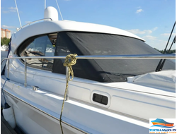 СЕТКА BOATCOVER PVC ТЕНЕВАЯ ЧЕРНАЯ И СЕРАЯ  НА ОКНА КАТЕРА ЯХТЫ  250 см. от 1 метра