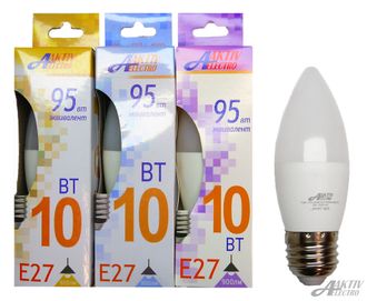 ЛАМПА СВЕТОДИОДНАЯ LED-Regular свеча 10Вт Е27