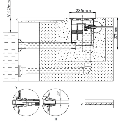 Регулятор уровня воды пластиковый RO-7