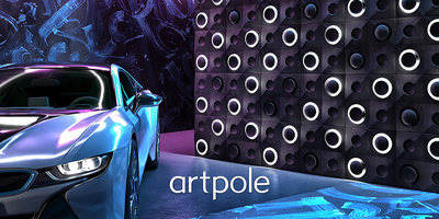 Гипсовая панель BALANCE platinum артикул M-0084pl