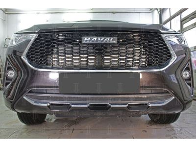 Защита радиатора Haval F7 2019- / Haval F7 X 2019- black низ