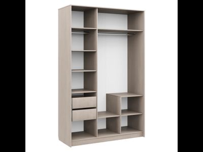 Муза 25 Шкаф 3-х створчатый Тира/кадена вуд (1382*2205*554мм)