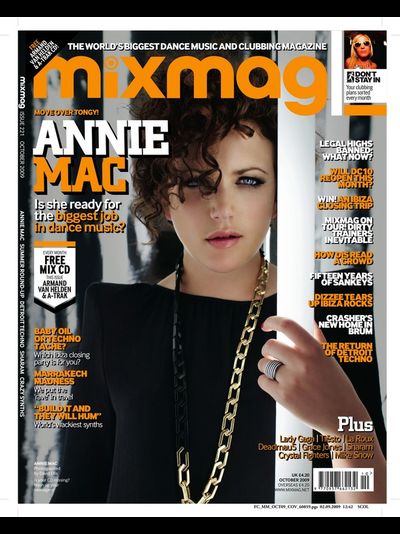 Mixmag Magazine October 2009, Иностранные журналы в Москве, Club Music Magazines, Intpressshop