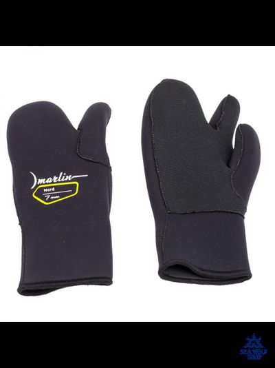 Рукавицы неопреновые 7мм Marlin NORD 3х-палые ОП р.XXXL