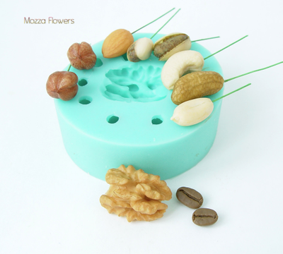 "Орешки и кофе" Силиконовый молд