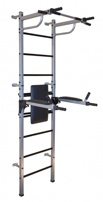 ПРИСТЕННЫЙ КОМПЛЕКС "СТАРТ" СО СКЛАДНЫМИ БРУСЬЯМИ