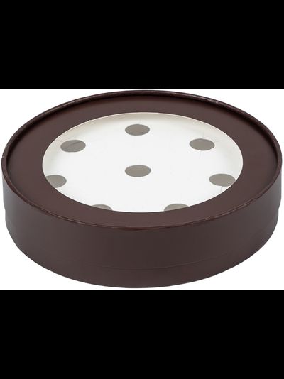 Коробка круглая для 8 конфет с/о (шоколад), Д165*35мм