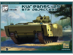 Сборная модель: (Panda 35024) Российский БТР "Объект 693 "Курганец"
