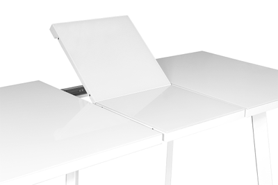 JAY белый металл/ экстрабелое стекло 120(+40)x80