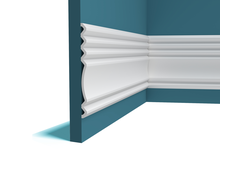 Декоративная 3D панель Перфект-Plus P171-2800, из дюрополимера, под покраску, 280х20х1.4см