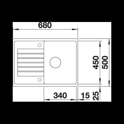 Мойка Blanco ZIA 45 S Compact, 526009